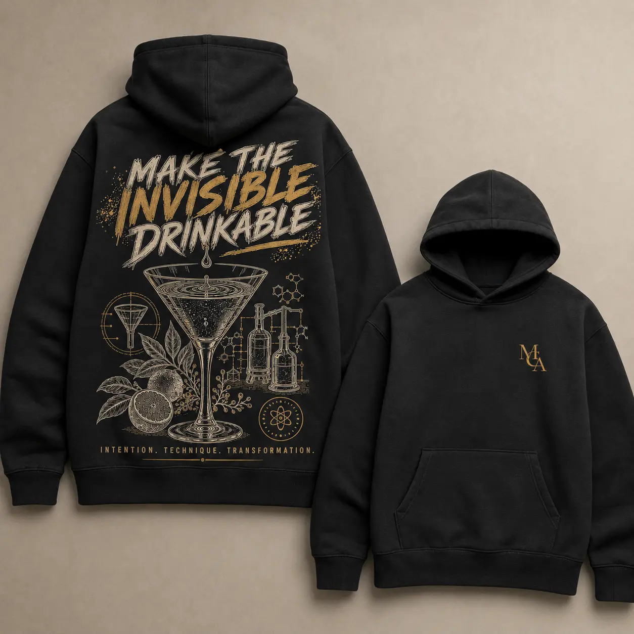 Make the Invisible Drinkable Hoodie