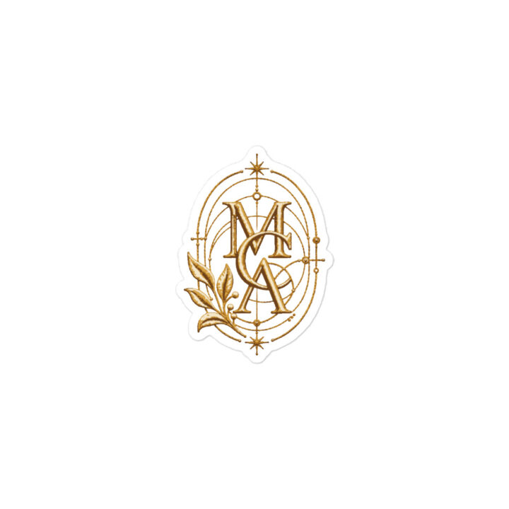 MCA — Monogram Signature — Autocollant premium