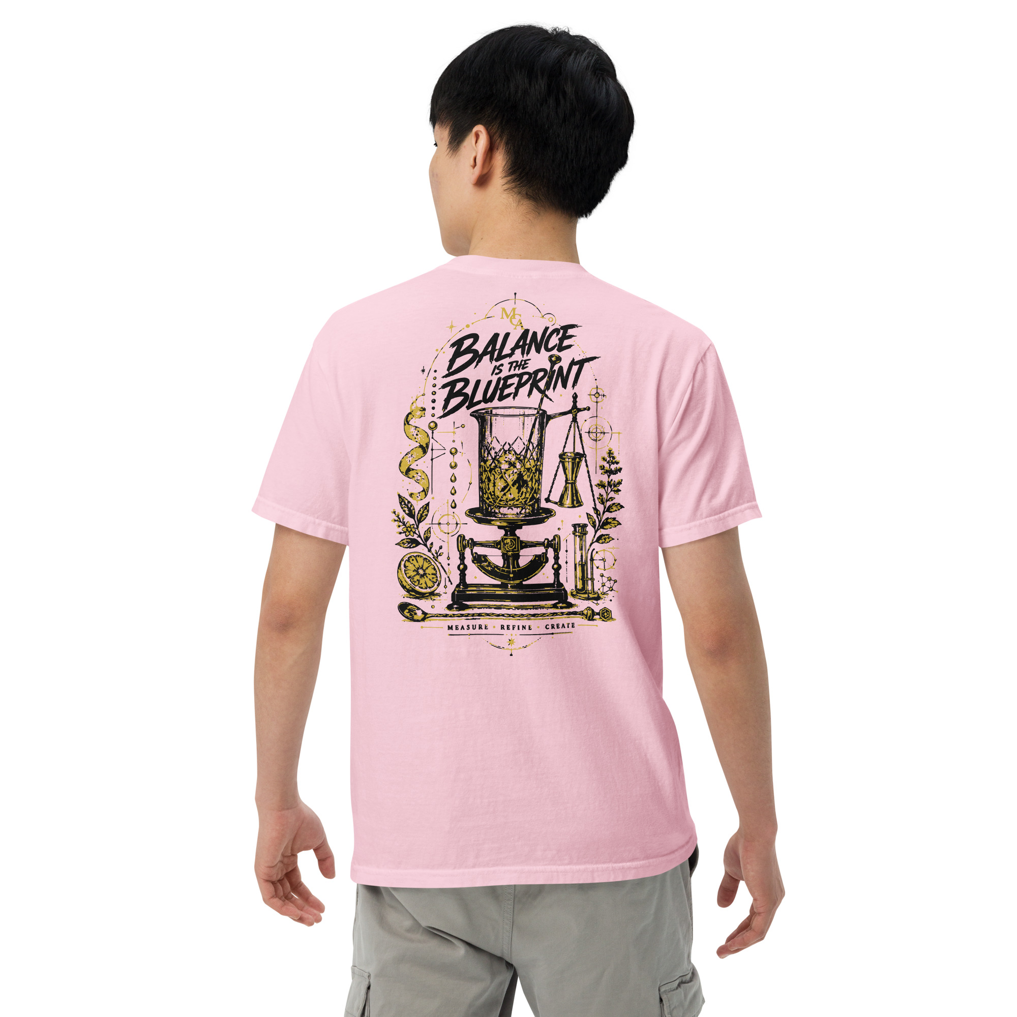 MCA — Balance Is the Blueprint — T-shirt lourd unisexe – Image 12