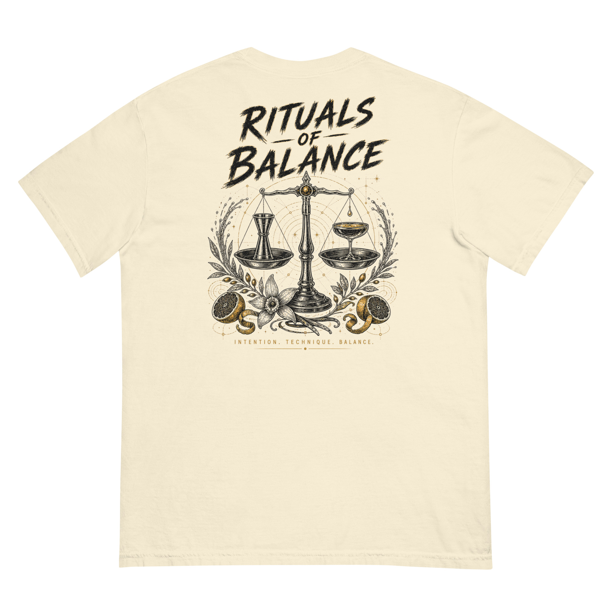 MCA — Rituals of Balance — T-shirt lourd unisexe – Image 3